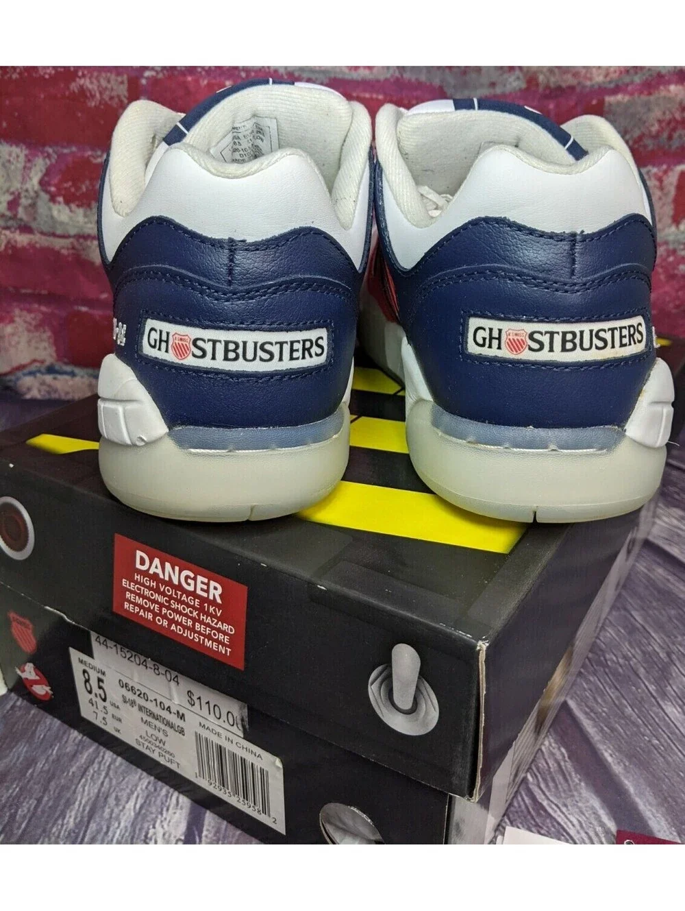 Ghostbusters 35th Limited Edition K-Swiss SI-18 Mr Stay Puft Shoes Mens 8.5 41.5